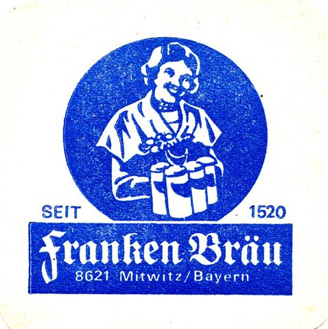 mitwitz kc-by franken quad 1fbg 3a (185-8621 mitwitz bayern-blau)